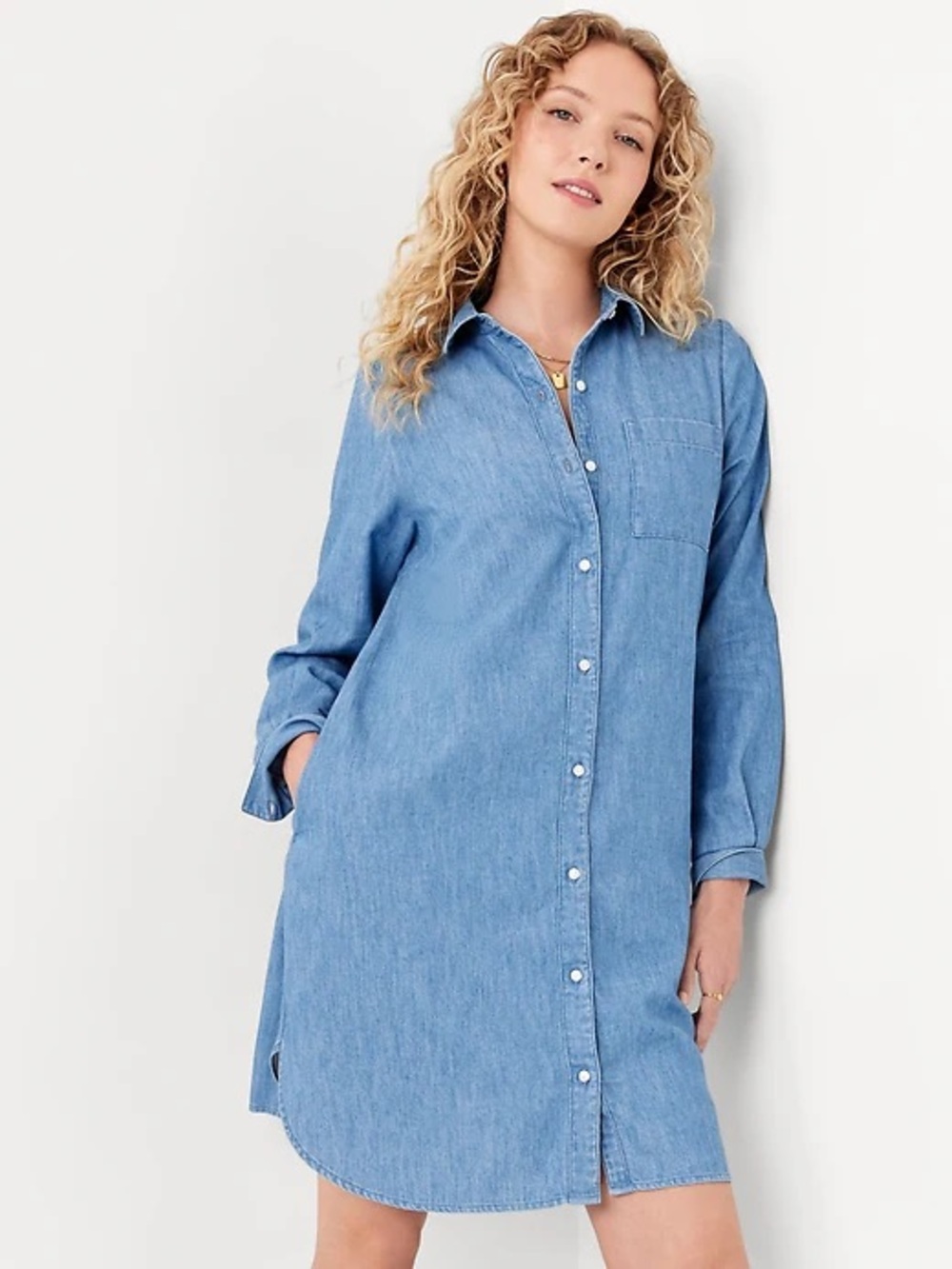 Denim Shirt Dress